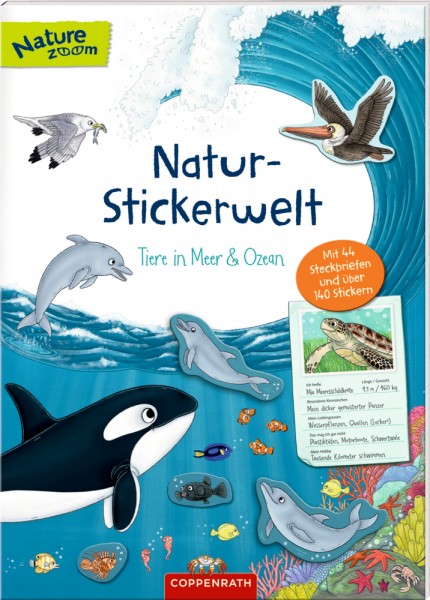 Natur-Stickerwelt: Tiere in Meer & Ozean