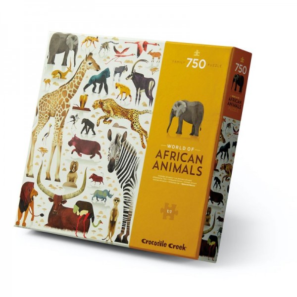 Puzzle World of African Animals